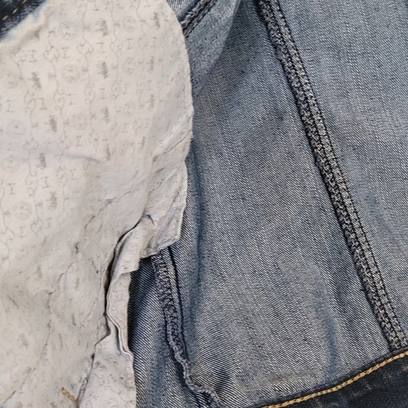 Earl Jeans Dark Blue Denim Jacket - Picture 6 of 10